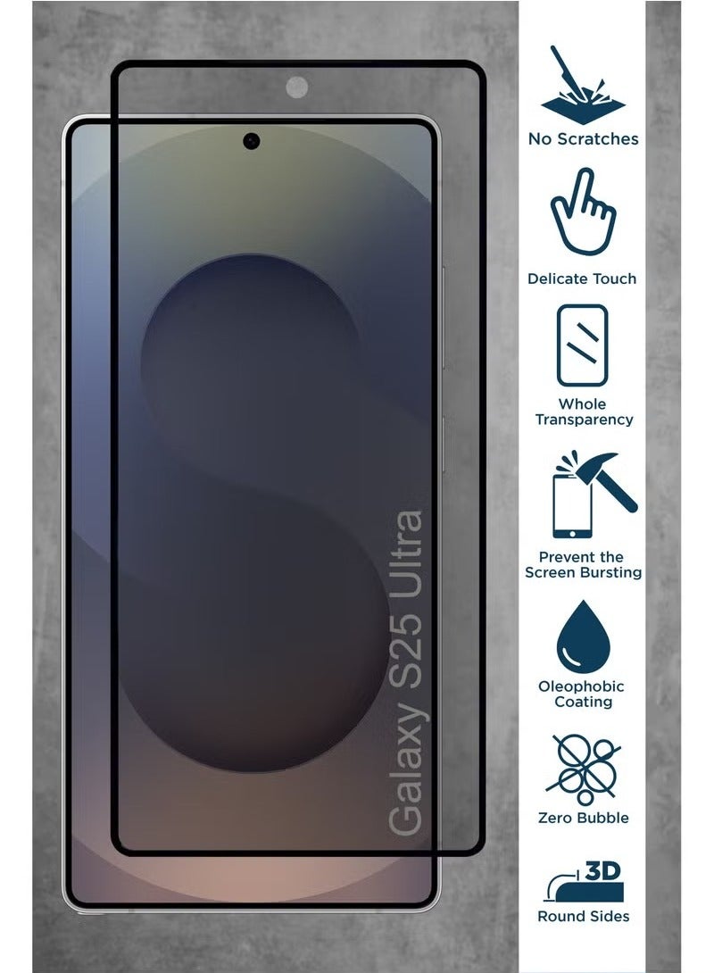 ARMOR Privacy Screen Protector for Samsung Galaxy S25 Ultra Black - Image 3