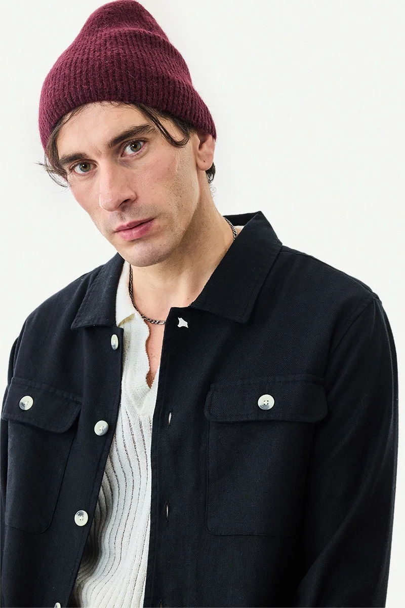 سنيتش قميص كتان مزدوج الجيوب