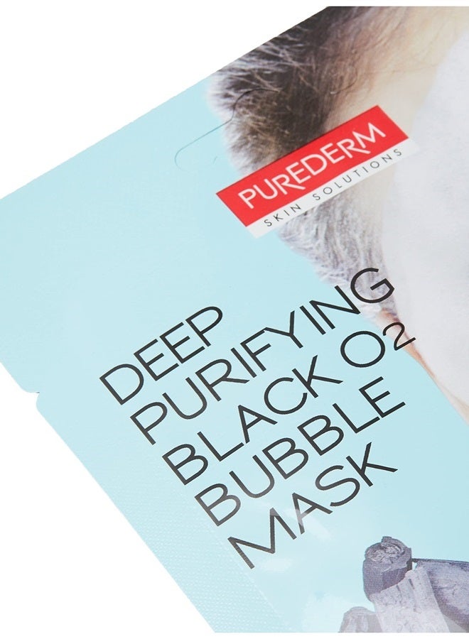 Purederm قناع الفحم للعناية بالبشرة (10 عبوة) - قناع وجه فقاعات للترطيب والترطيب - غني بالكولاجين ومستخلصات نباتية لتهدئة وإضاءة بشرتك - Image 4