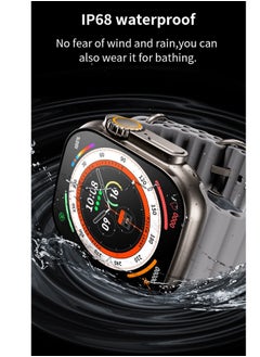 iSNUP Smart Watch  Luxury MAX  Deluxe Edition Waterproof IP67 With Health Fitness Tracker Sport Watch Supports NFC 3 addition Replacement Band49MM-Multicolour  - Image 3