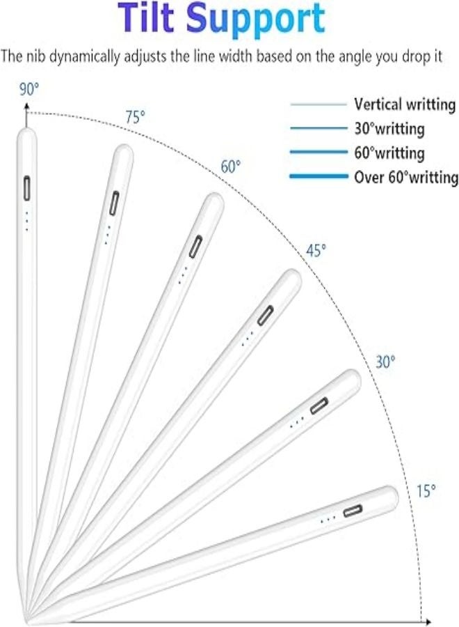 TecV Stylus Pen for iOS&Android Touch Screens, Universal Stylus Pen for iPhone/Samsung, Smart Digital Stylus Pens for Lenovo/Huawei/Vivo/Mi and Other Tablets, Google Pixel Smart Phones  - Image 4
