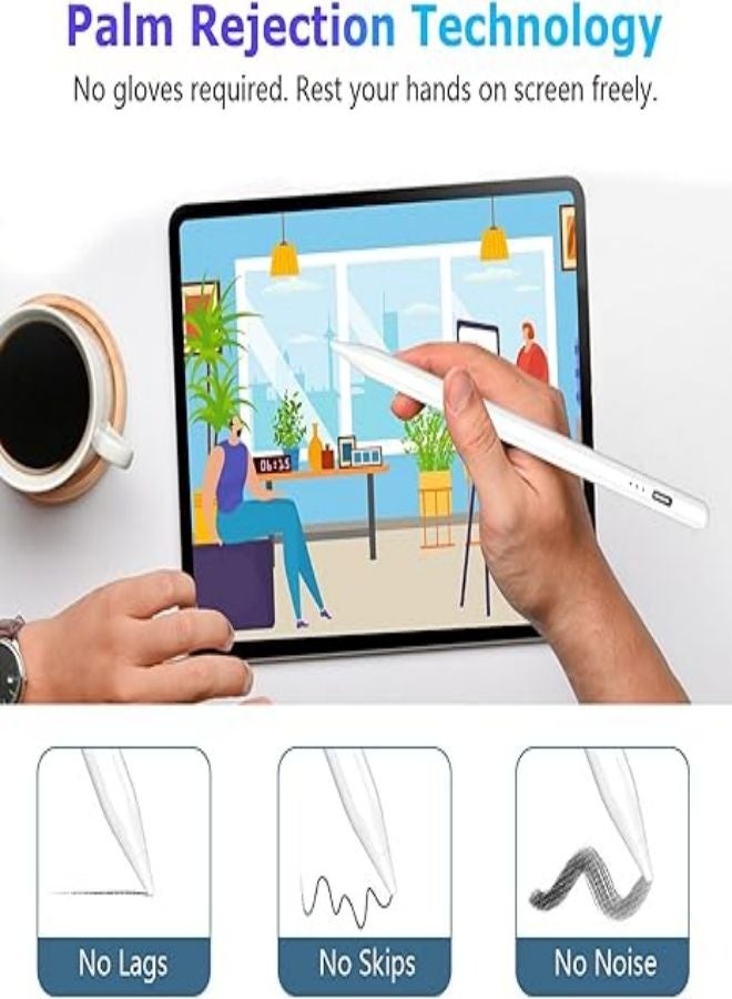 TecV Stylus Pen for iOS&Android Touch Screens, Universal Stylus Pen for iPhone/Samsung, Smart Digital Stylus Pens for Lenovo/Huawei/Vivo/Mi and Other Tablets, Google Pixel Smart Phones  - Image 5