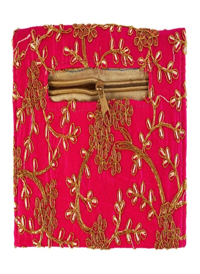 SUMERA WARQ Women's Handcrafted Embroidered Clutch Bag Purse Handbag for Bridal, Casual, Party, Wedding - Image 4