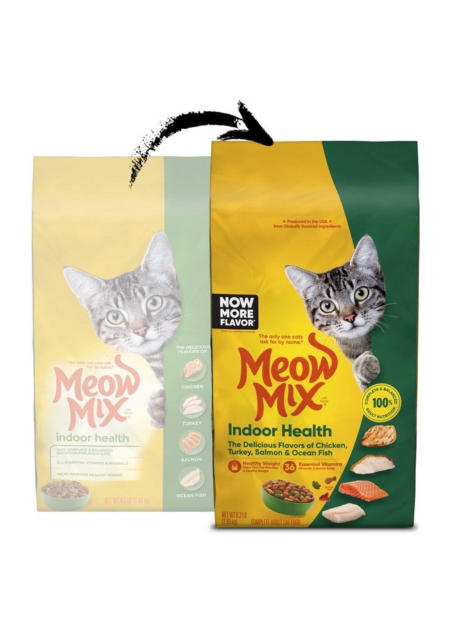 مياو مكس طعام القطط الجاف مياو ميكس إندور هيلث، كيس 6.3 رطل - Image 3