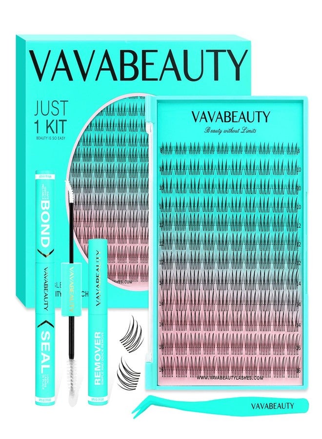 فافابيوتي مجموعة رموش VAVABEAUTY Lash Clusters Kit Mascarer وصلات رموش طبيعية خفيفة - Image 1