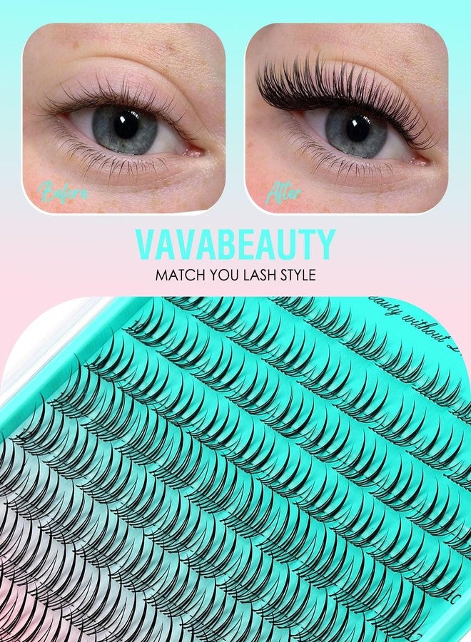 فافابيوتي مجموعة رموش VAVABEAUTY Lash Clusters Kit Mascarer وصلات رموش طبيعية خفيفة - Image 2