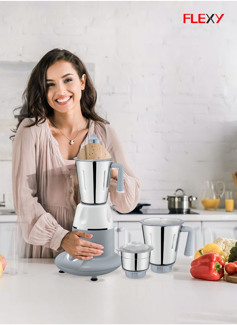Flexy - Flexy 3 In 1 Multi Functional Indian Grinder Blender With Stainless Steel Jars and Blades - Image 1