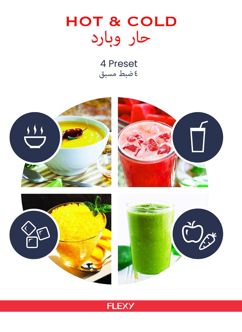 Flexy - Flexy 3 In 1 Multi Functional Indian Grinder Blender With Stainless Steel Jars and Blades - Image 1
