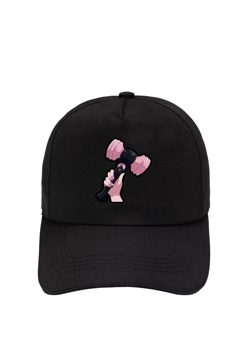 Y&D BTS Cotton Baseball Cap Black