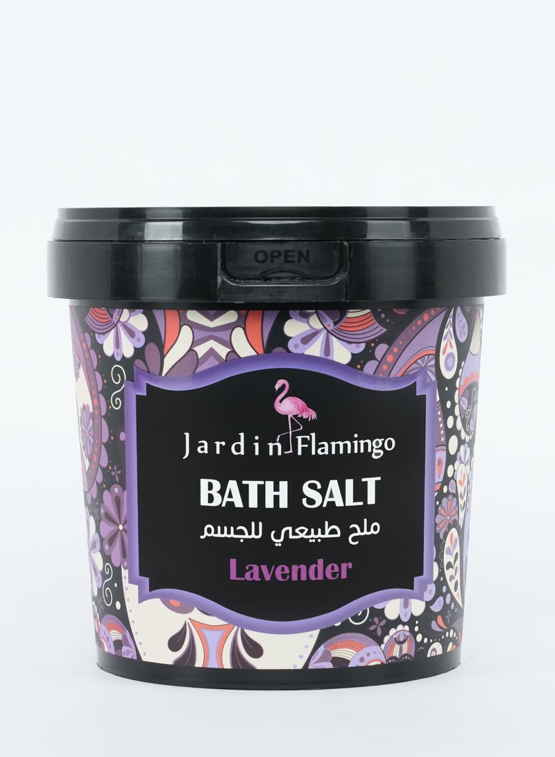 Jardin Flamingo ملح استحمام فاخر | لافندر هادئ (1 كجم)