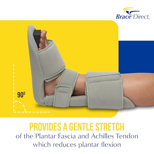 Brace Direct Padded Night Splint 90 Degree Sleeping Boot - Immobilizing Stretching Support for Plantar Fasciitis, Drop Foot, Achilles Tendonitis, Heel Spurs, XL (US Shoe Men 13+ / Women 14+) - Image 5