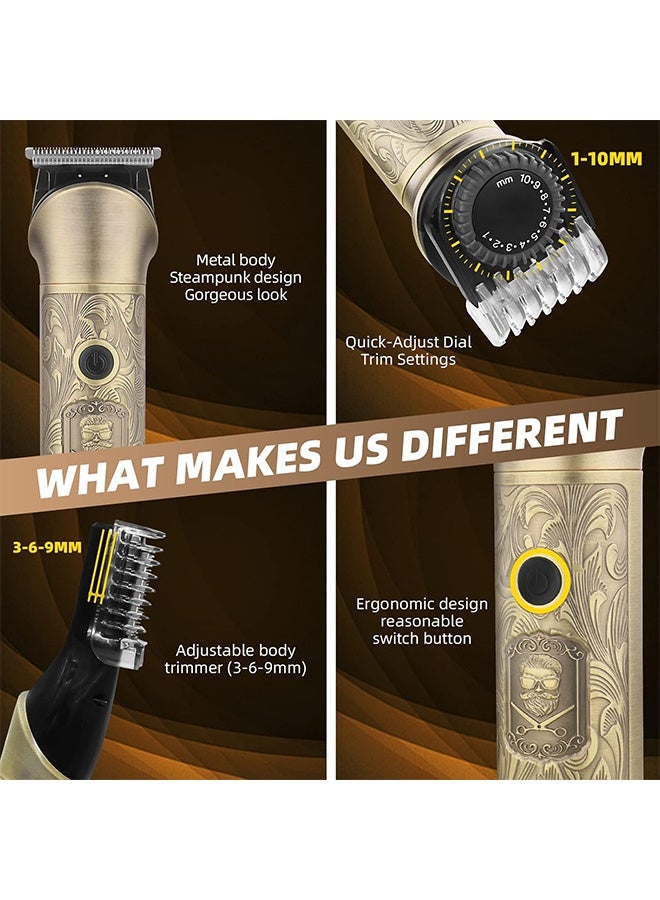 general Beard Trimmer for Men, 7 in 1 Electric Shavers Razor, Cordless Hair Trimmer, Men's Grooming Kit for Body Hair, Nose, Face & Mustache, Birthday Gifts for Men, Husband Father - Image 5