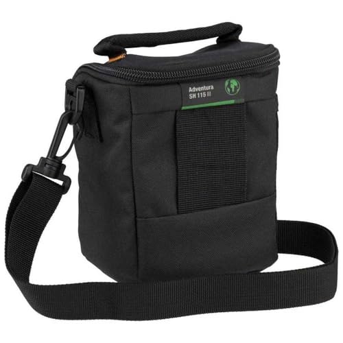Lowepro Adventura SH 115 III, Camera Shoulder Bag with Adjustable/Removable Shoulder Strap, Camera Backpack for Mirrorless, Compatible with Sony Alpha 6000 Series, Black - Image 3
