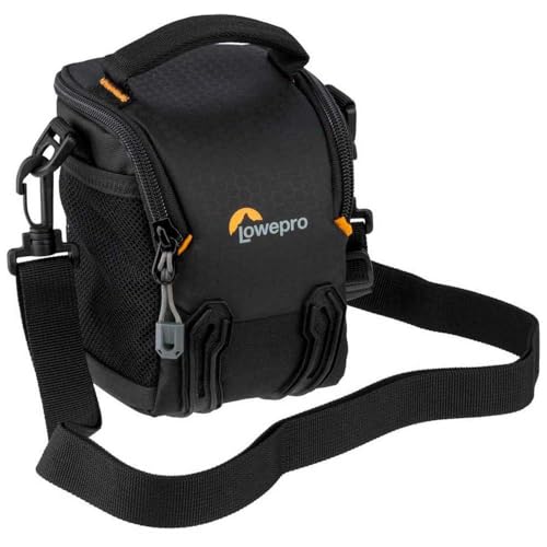 Lowepro Adventura SH 115 III, Camera Shoulder Bag with Adjustable/Removable Shoulder Strap, Camera Backpack for Mirrorless, Compatible with Sony Alpha 6000 Series, Black - Image 1
