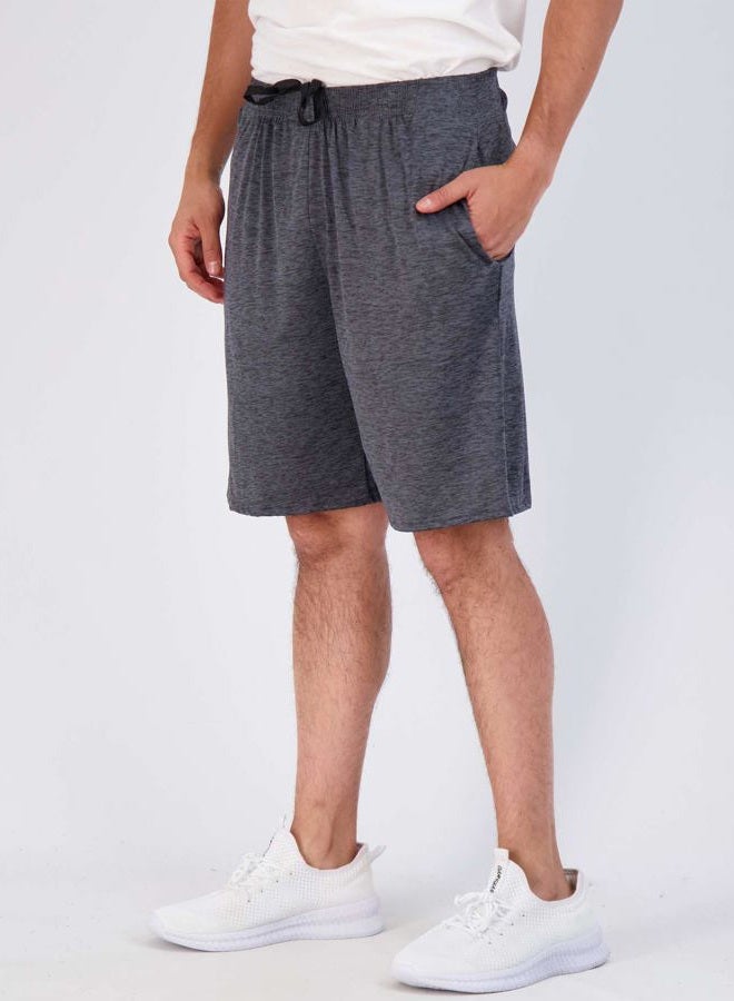 REALESSENTIALS 5 Pack:Men's Dry-Fit Sweat Resistant Active Athletic Performance Shorts, Set E, M - Image 2