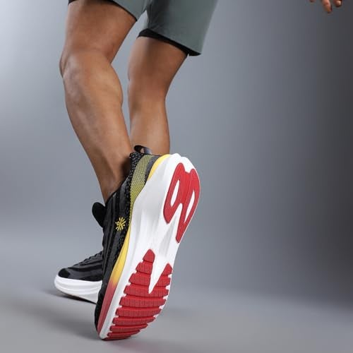 CULT Men Quasar Running Shoes (Black_UK7) - Image 2