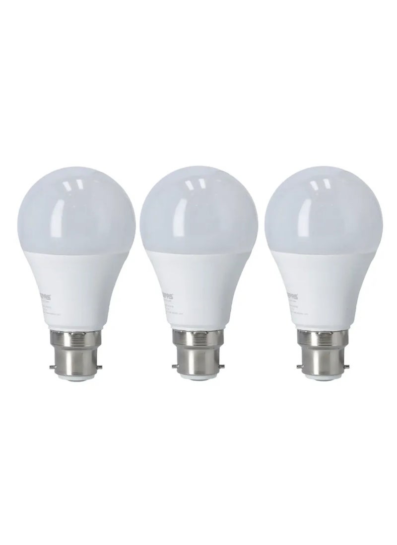 GEEPAS - Geepas Energy-Saving E 27 LED Light Bulb Pack 3Pc 10W - Image 1