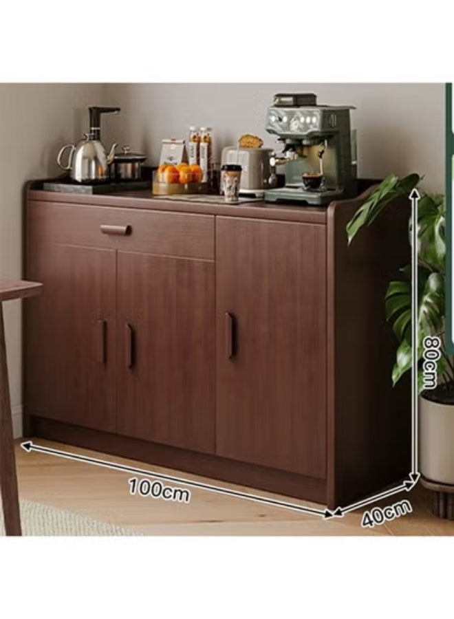 زي سي إم - هابي خزانة مطبخ خشبية حديثة للتخزين مع أرفف لغرفة المعيشة والمطبخ - Image 2