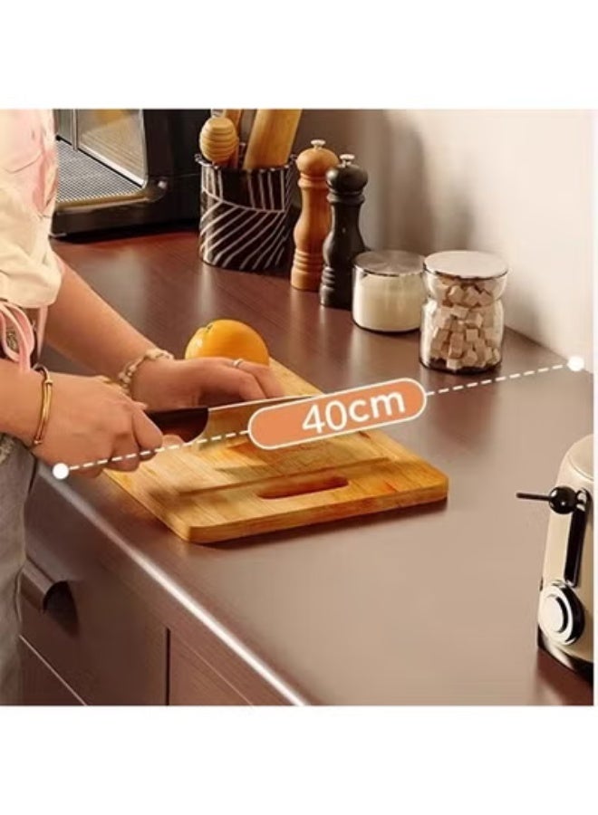 زي سي إم - هابي خزانة مطبخ خشبية حديثة للتخزين مع أرفف لغرفة المعيشة والمطبخ - Image 5