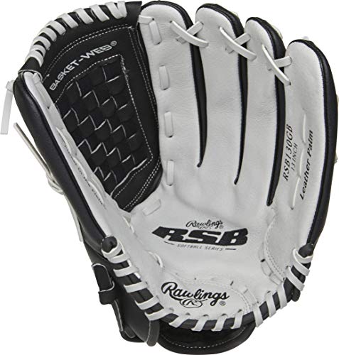Rawlings | RSB Slowpitch Softball Glove | Left Hand Throw | 13" - Basket Web - Image 3