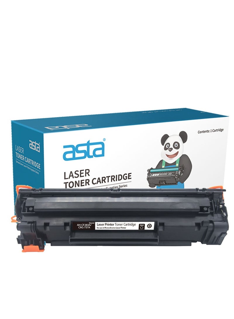 ASTA CF283A 83A Compatible Toner Cartridge Universal CRG 737 For HP CANON M125 M127 M201 M225 MF211 MF212w MF215 MF216n MF217w MF222 MF223 MF224 MF229dw MF235 MF236 MF237 MF240 MF241 MF244 MF245 MF246 - Image 1