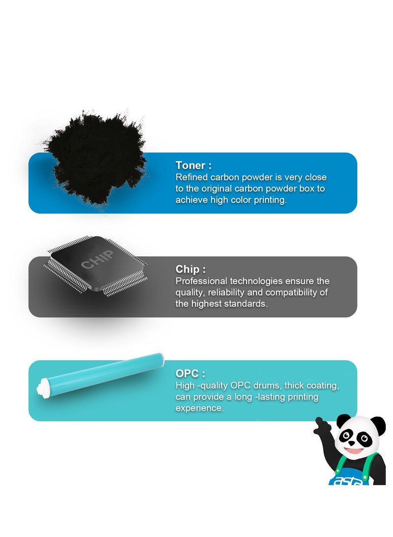 ASTA CF283A 83A Compatible Toner Cartridge Universal CRG 737 For HP CANON M125 M127 M201 M225 MF211 MF212w MF215 MF216n MF217w MF222 MF223 MF224 MF229dw MF235 MF236 MF237 MF240 MF241 MF244 MF245 MF246 - Image 5