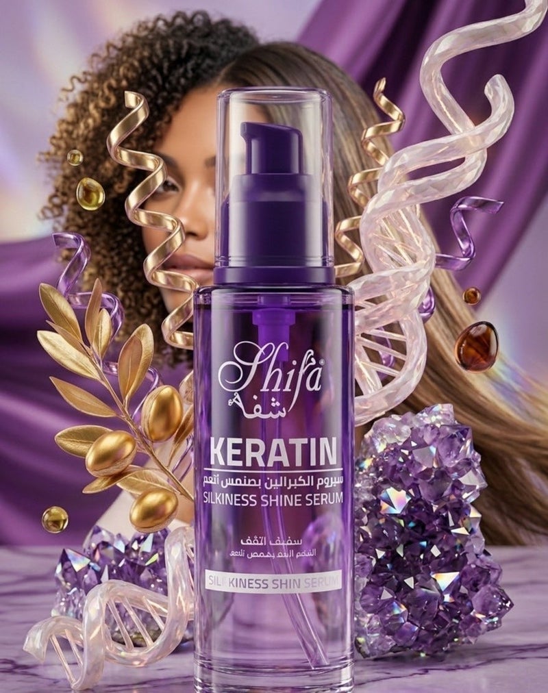 SHIFA KERATIN SILKINESS SHINE SERUM 100 ML - Image 5