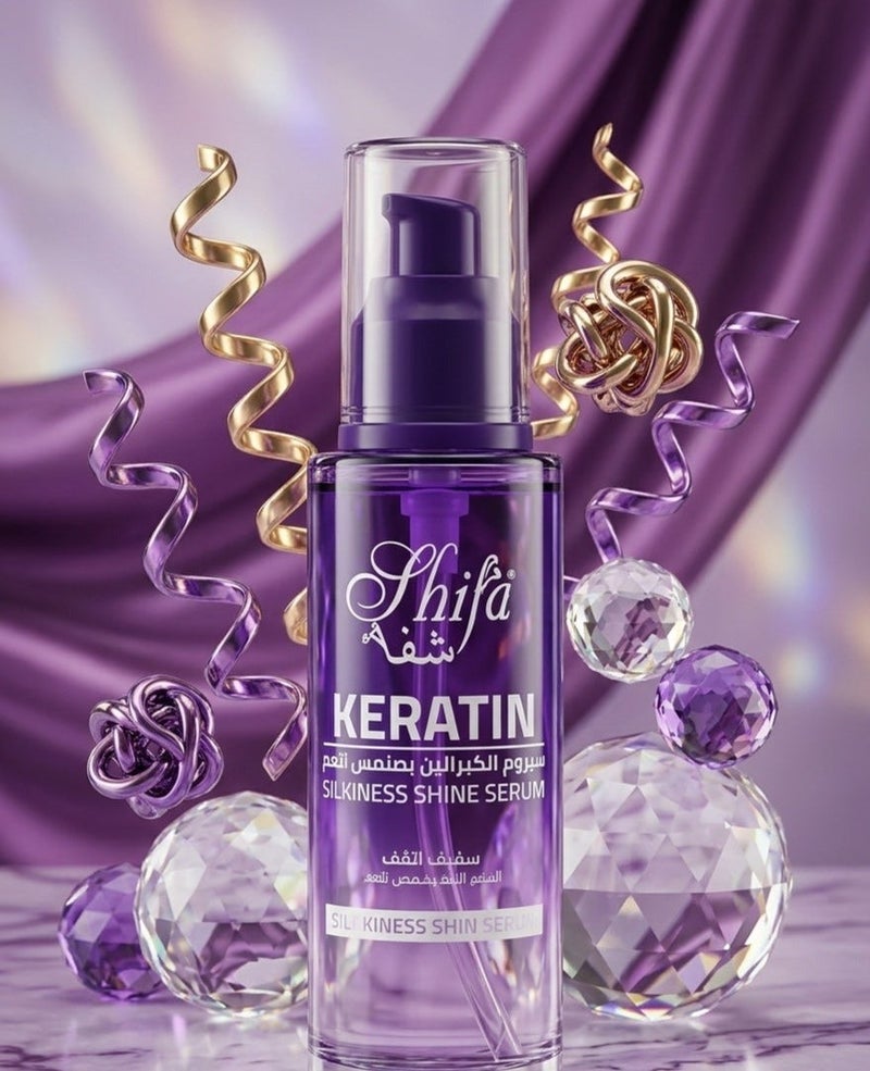 SHIFA KERATIN SILKINESS SHINE SERUM 100 ML - Image 3