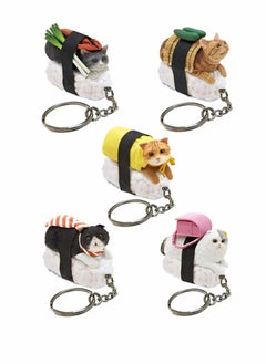 KASTWAVE Cat Keychain Gift for Women, Cat Keyring Cute Funny Mini Pendent Jewelry Present for Girlfriend, Friend, Mom, Grandma, Birthday Party Well for Cellphone, Handbag, Purse  - Image 1