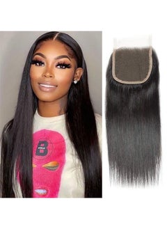 QTHAIR 14A 5X5 Hd Lace Closure Only Human Hair Closures Brazilian Straight Transparent Lace Closure With Real Virgin Brazilian Hair Preplucked Hair Line Knots Can Be Bleached 12  - Image 1