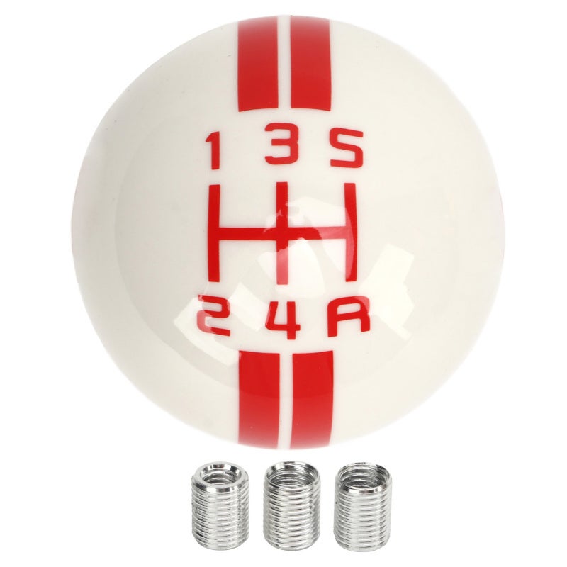 SHELBY 5 Speed Gear Shift Knob 12.5mm Outer Diameter Ergonomic Grip Manual Shift Lever Knob - Clear Number Design Shift Lever Knob for Ford Mustang 1967-2018 - Image 1