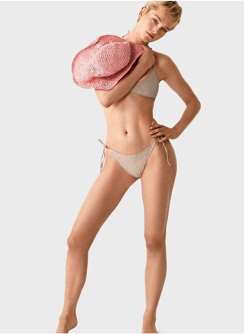 MANGO - Tie Detail Bikini Bottom - Image 1