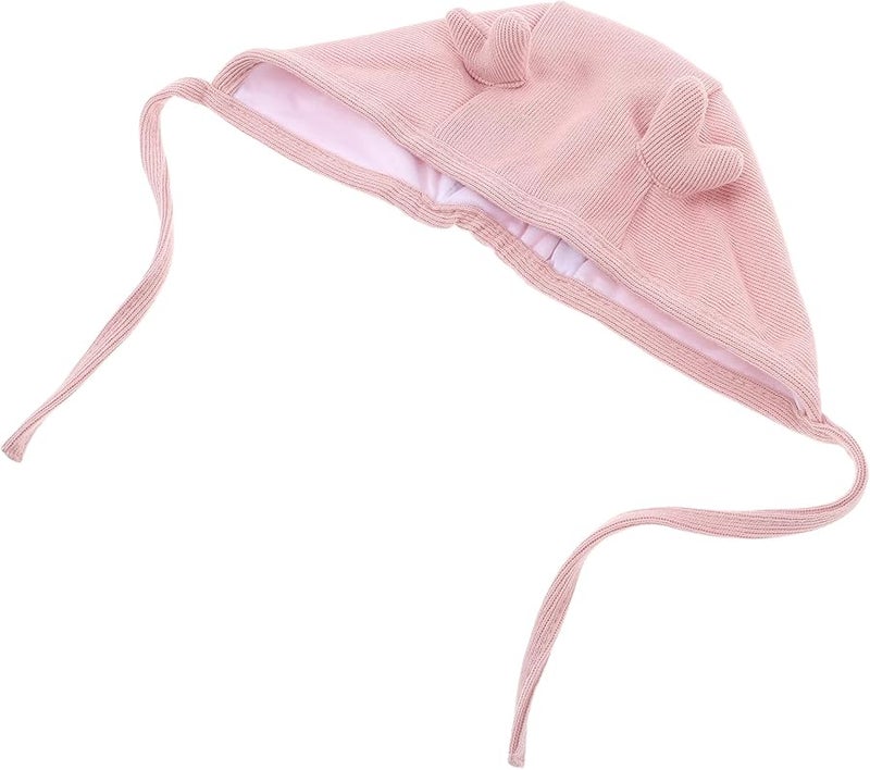Pink Deer Knitted Beanie Hat For Newborn Boys Soft Warm Winter Headwear 45 49cm - Image 1