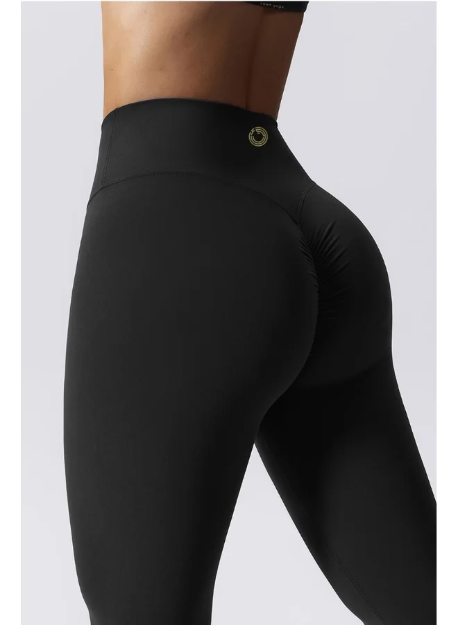 كون.يوغا Womens High Waist Contour Workout sport Leggings Yoga Pants Tummy Control Running Pants.