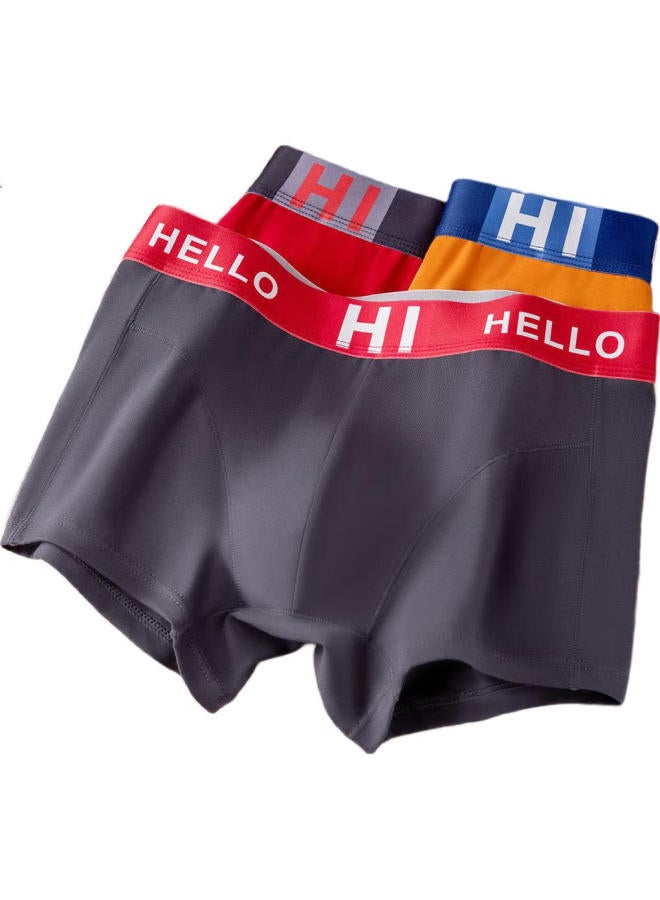 Modal 10A Antibacterial Men'S Underwear Men'S Pure Cotton Pants Head Youth Sports Shorts 25 New Men'S Four-Corner Shorts Xl - Image 1