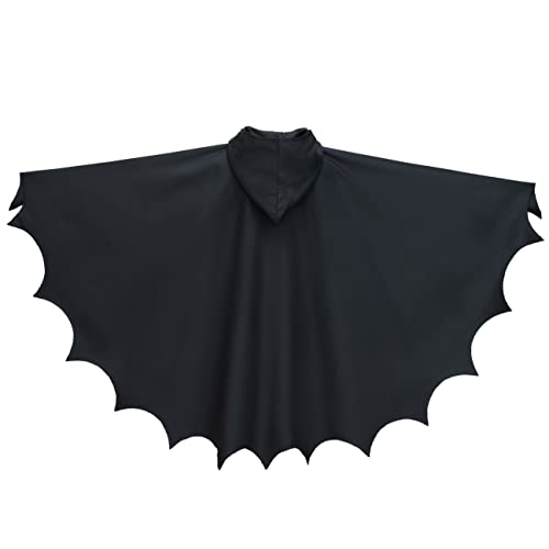 Irtysh Adult Bat Wings Cloak Robe Hooded Cape Accessory for Dragon Vampire Witch Costume Cosplay Mask Ears Headband Socks set(L) - Image 3
