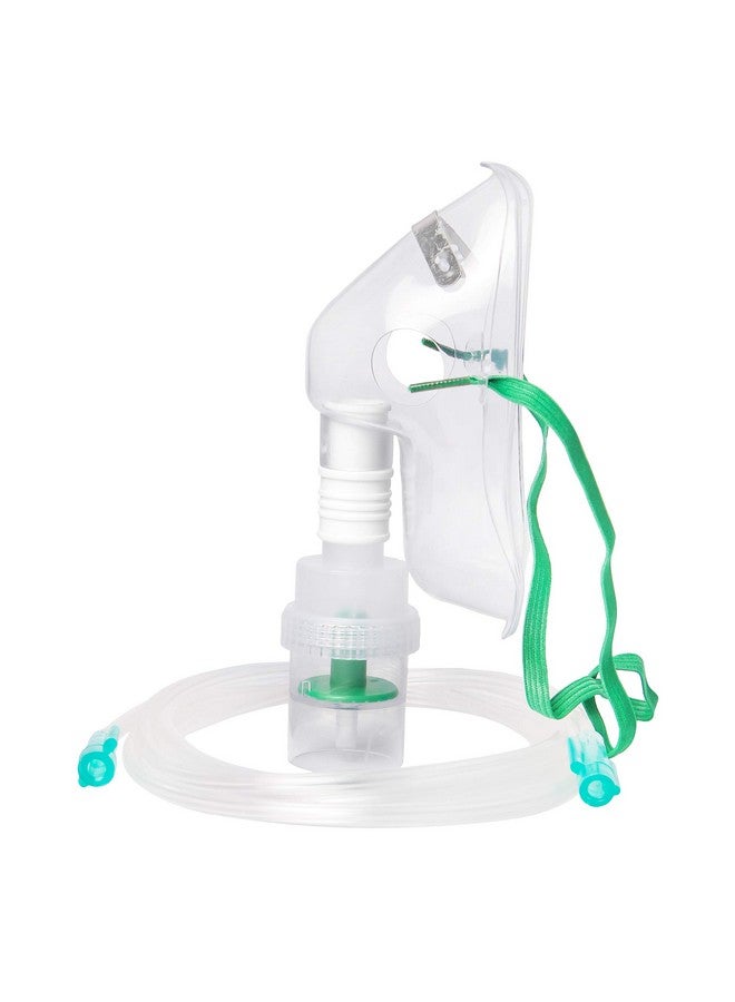 كونترول_دي طقم أقنعة للبالغين مع غرفة طبية لأنبوب الهواء وقناع للبالغين (شفاف) - Image 1