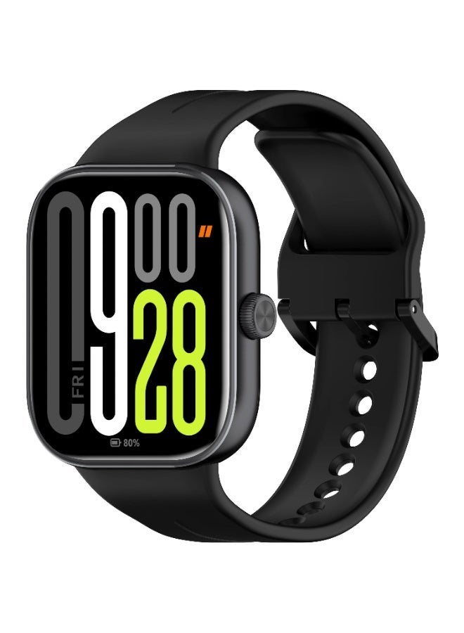 Fashion Soft Silicone WatchBand For Xiaomi Redmi Watch 4/5 Smartwatch Wristband  Strap Sport belt Bracelet (Black) - Image 1