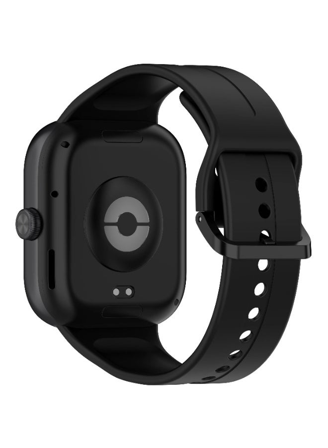 Fashion Soft Silicone WatchBand For Xiaomi Redmi Watch 4/5 Smartwatch Wristband  Strap Sport belt Bracelet (Black) - Image 2