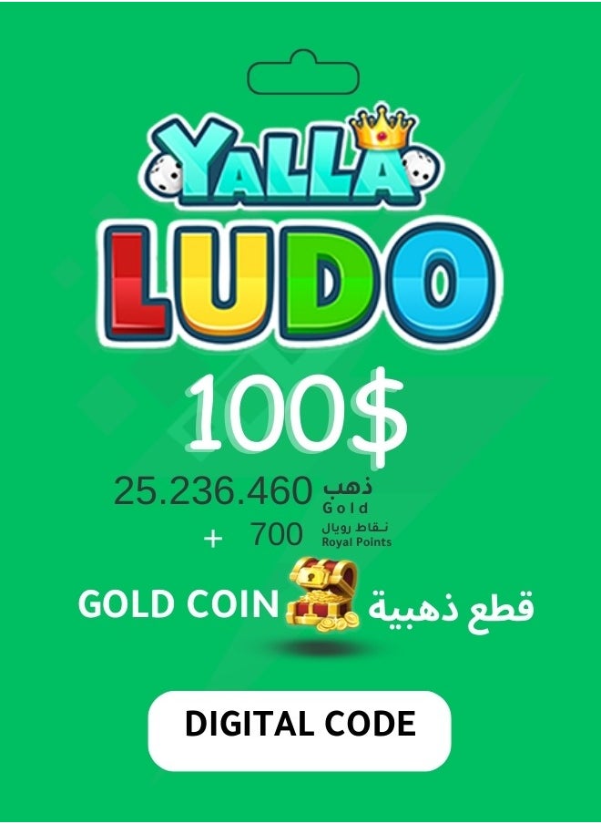 Generic - Yalla Ludo 100$ Gold Coin Giftcard - Image 1