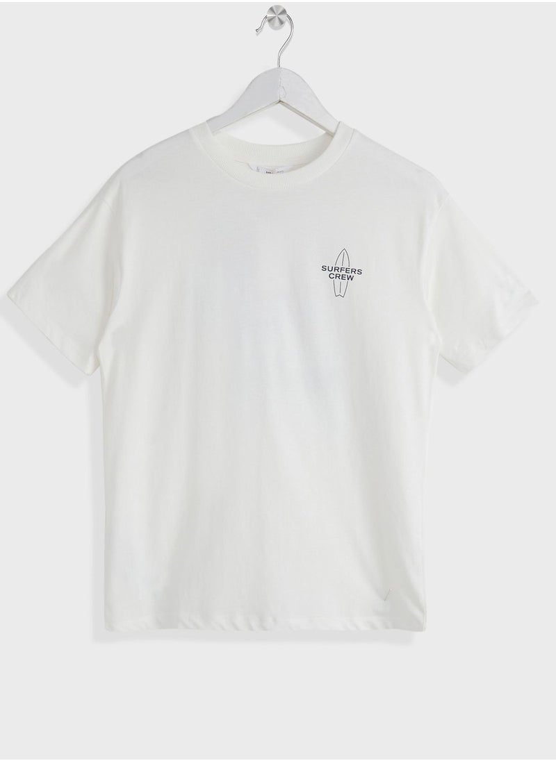 MANGO - Youth Back Print T-Shirt - Image 1