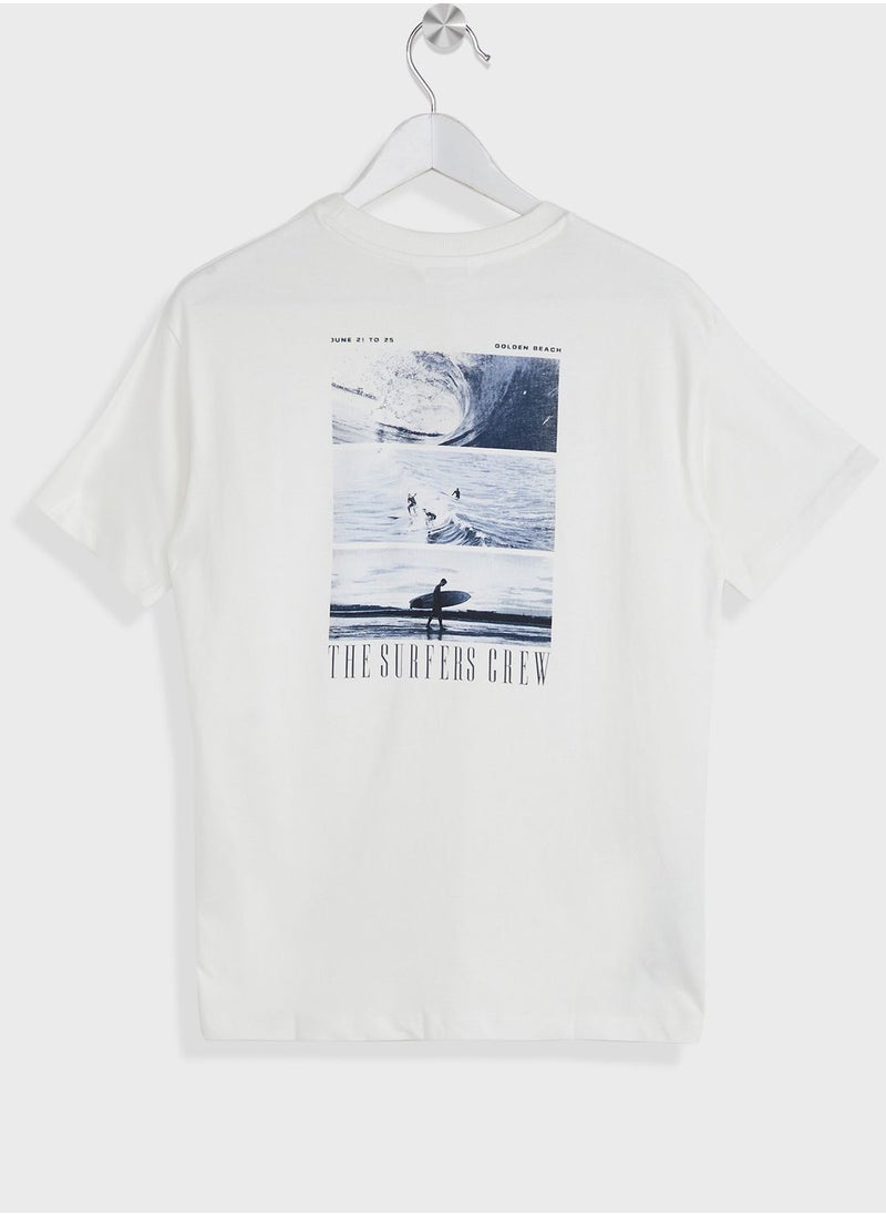 MANGO - Youth Back Print T-Shirt - Image 1