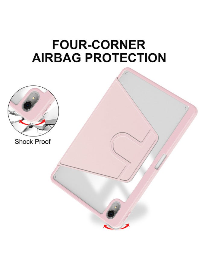 For Huawei Matepad Air Protective Case 11.5S Rotating 2023 Ultra-thin Transparent Pen Slot Acrylic Leather Case-Color:Purple-Applicable Model:matepad Air 11.5 2023 - Image 3