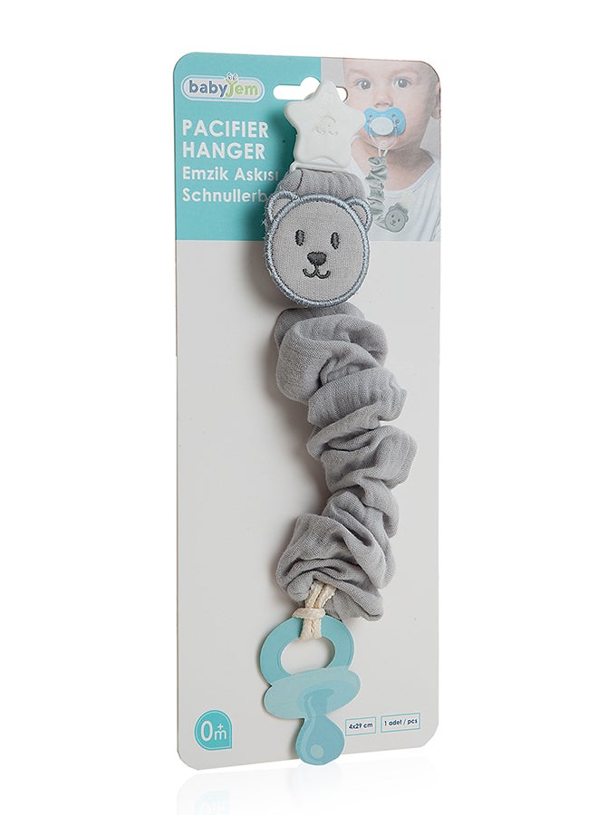 BabyJem Cotton Pacifier Holder - 0 Months+, Suitable For All Types Of Pacifiers - Image 4