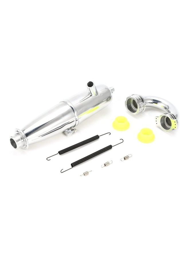 NIBEMINENT Alloy Exhaust Pipe For Nitro RC Car Engine 15.5 x 4cm  - Image 5