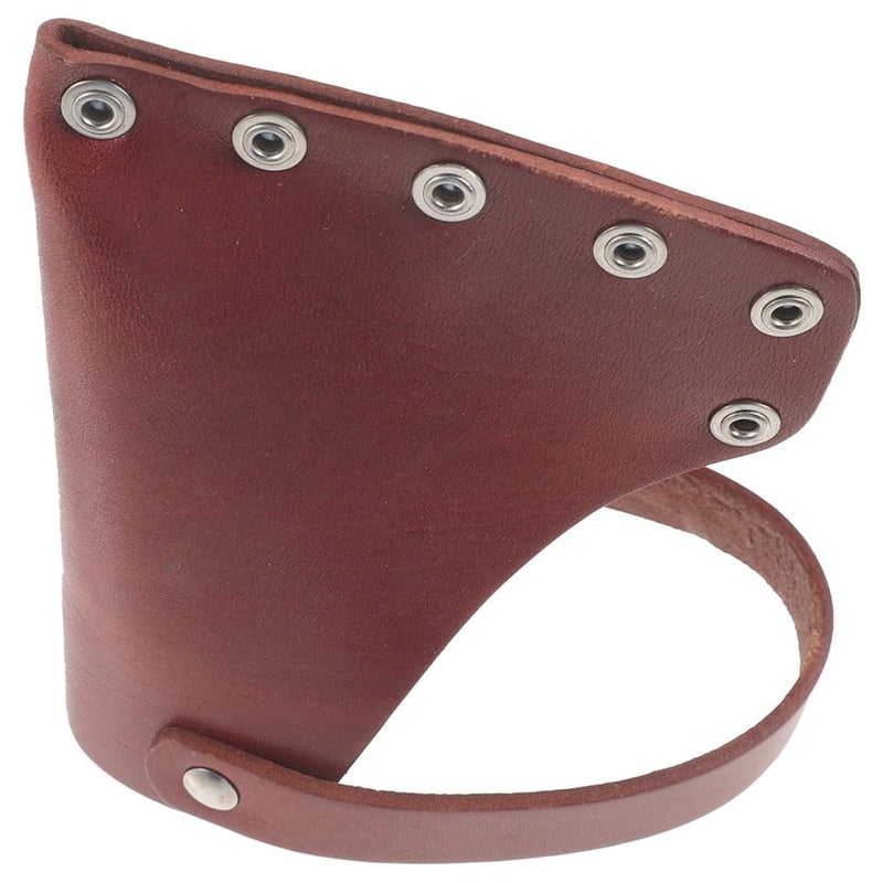 Leather Axe Cover Hatchet Case with Belt Loop Portable Tool Protector for Camping Outdoor - Image 2