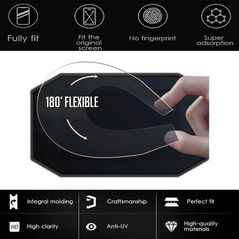 Vuzmode Motorcycle Instrument Cluster Screen Protector - Image 4