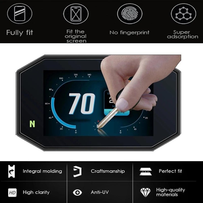 Vuzmode Motorcycle Instrument Cluster Screen Protector - Image 3