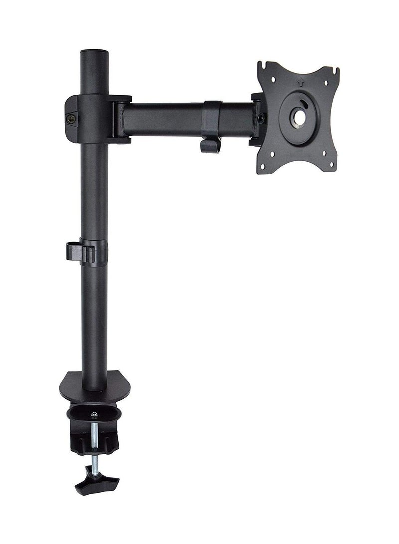 Desk Monitor Stand with Clamp for LCD LED Computer Displays 13 to 27 Inch-Heavy Duty Lift Articulating Arm Mount - Image 1