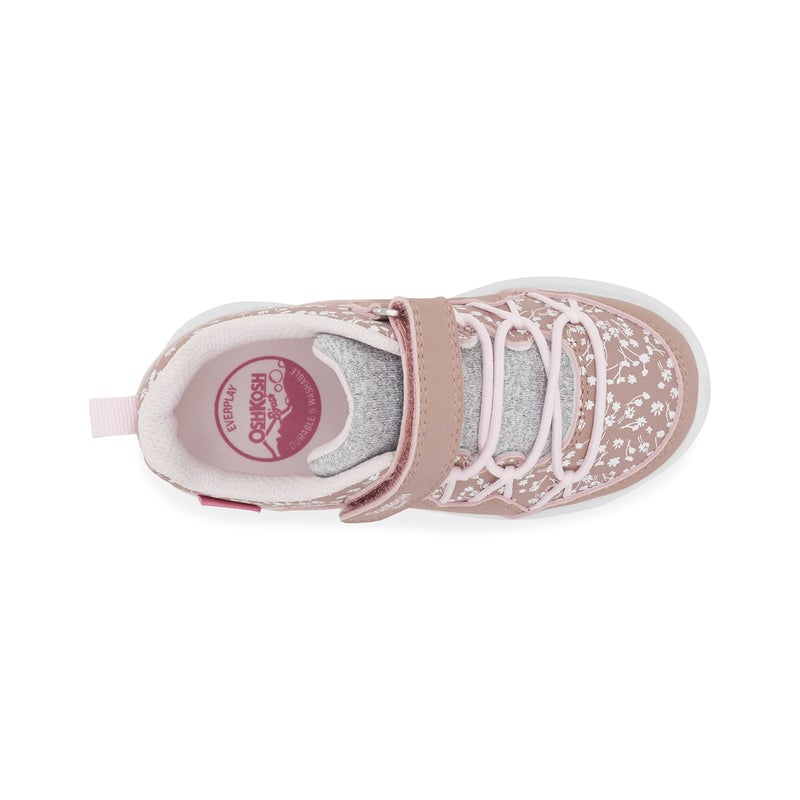OshKosh B'Gosh Girls Cycla Sneaker, Mauve - Image 4